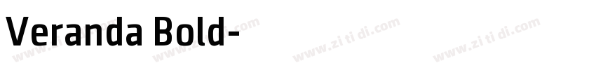 Veranda Bold字体转换